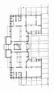 pict 48 * 48. Post Office Training School and Post Office - Inhambane - ground floor plan * 785 x 1316 * (24KB)